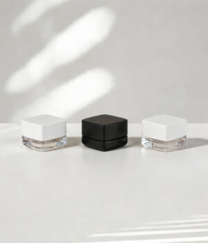 CR Glass Concentrate Pillow Square Jars-5ML