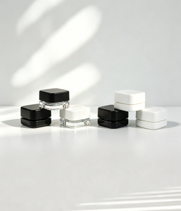 CR Glass Concentrate Square Jars-5ML